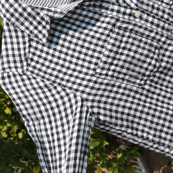 BP Button Down Gingham Shirt Cotton S - Picture 4 of 10